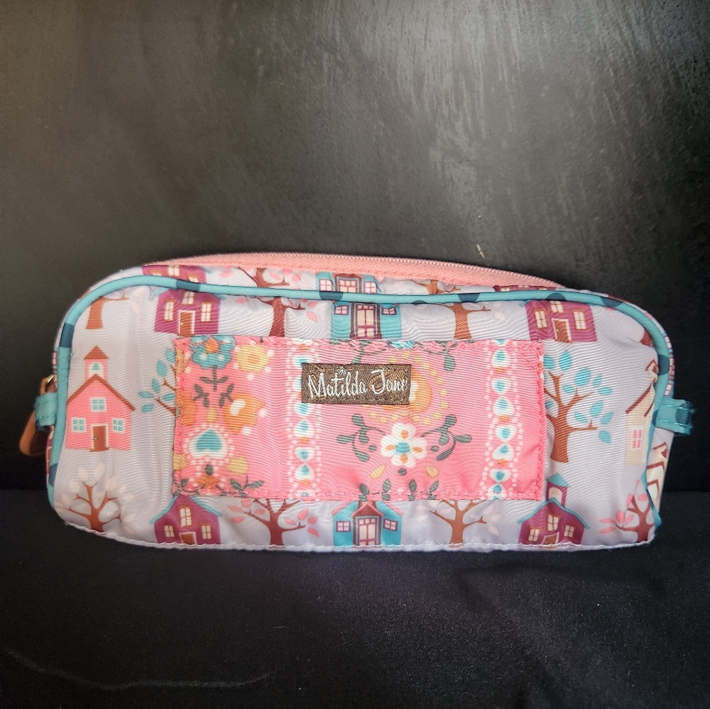Matilda Jane Pink and Blue Cosmetic Or What Not Bag